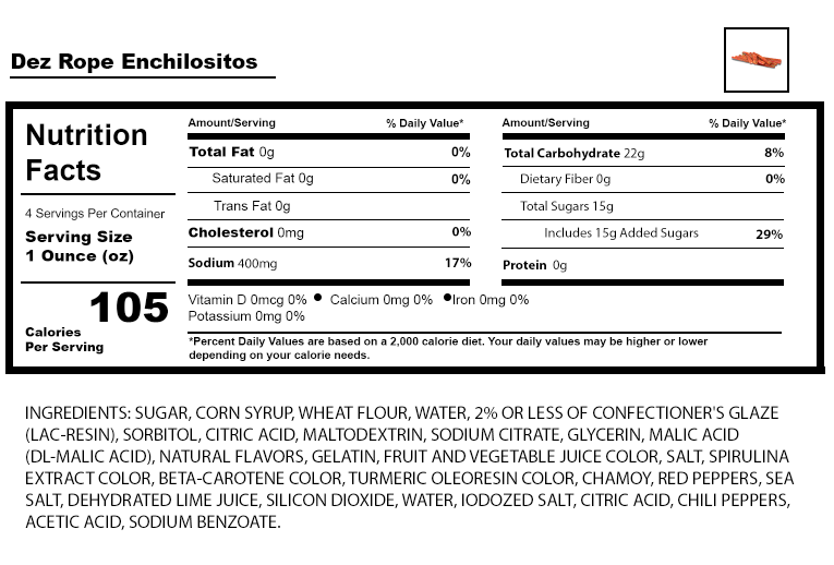 Dez Ropes - Enchilositos Treats